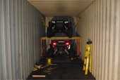ATV Double and Single Deck Loading in 40 HC-mini