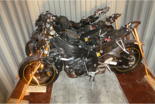 17 Sport Motorcycle and Bike Parts Double Deck